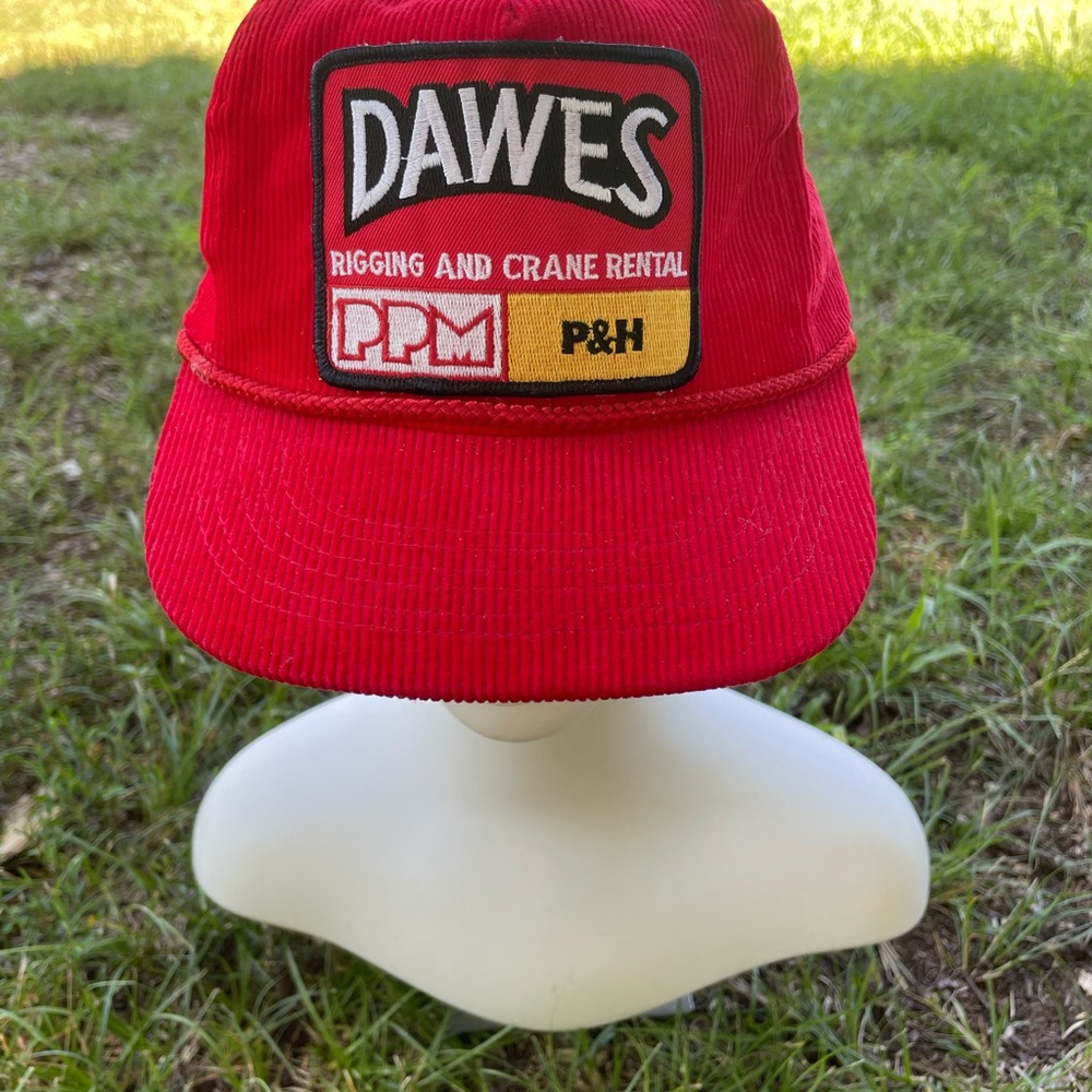 Dawes Rigging and Crane Corduroy Trucker Hat